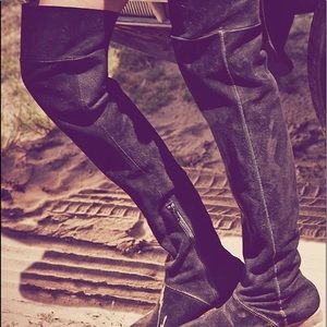 Free People Grandeur Thigh High Boots